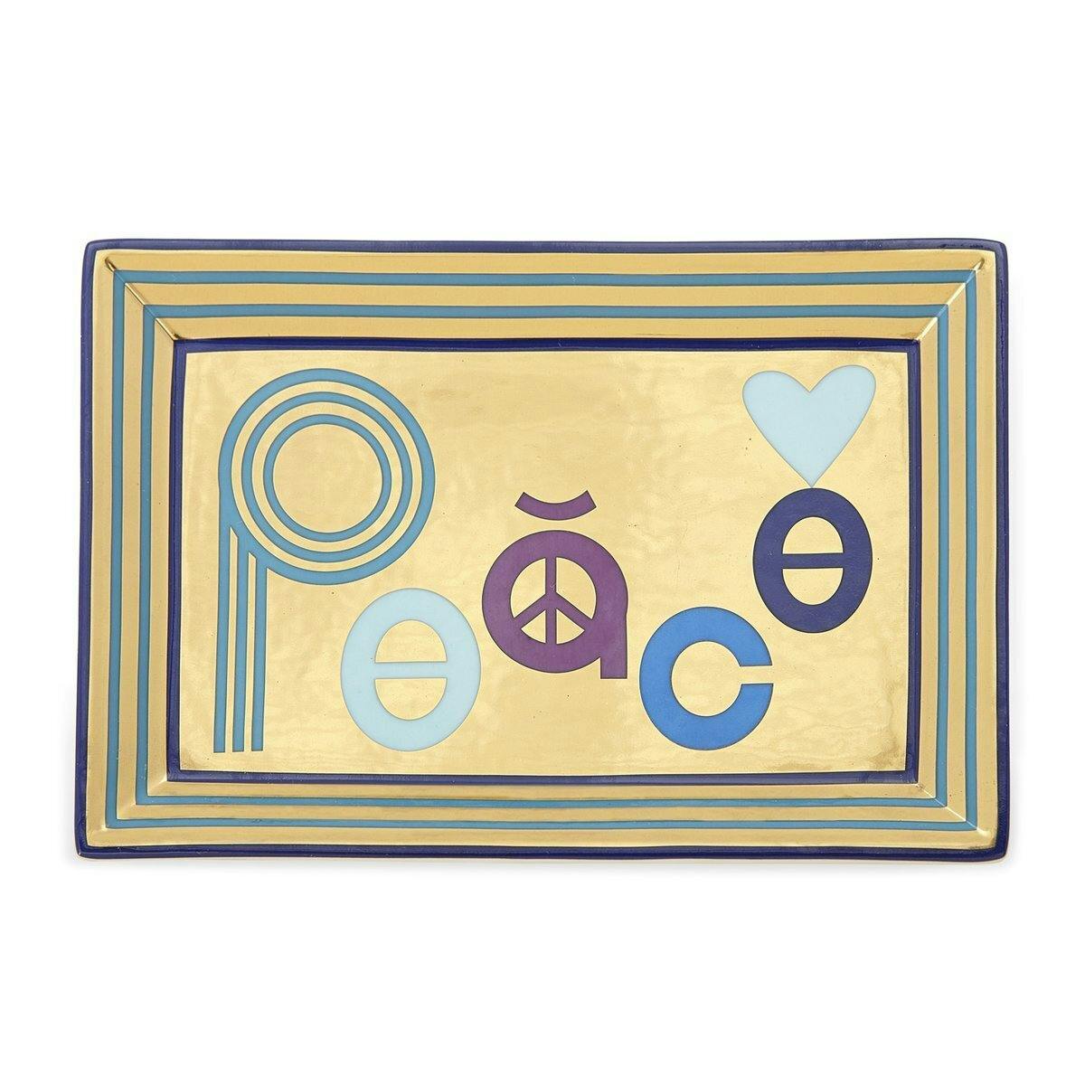 Jonathan Adler - Peace Rectangle Tray - JA2-B