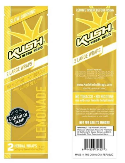 KUSH CONES HEMP WRAPS LEMONADE