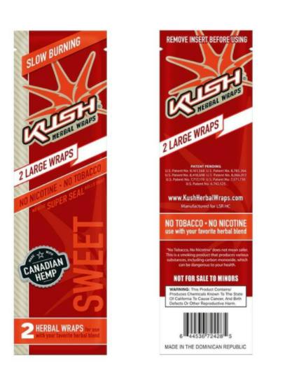 Kush Cones Hemp Wraps - Sweet & Zero - W12