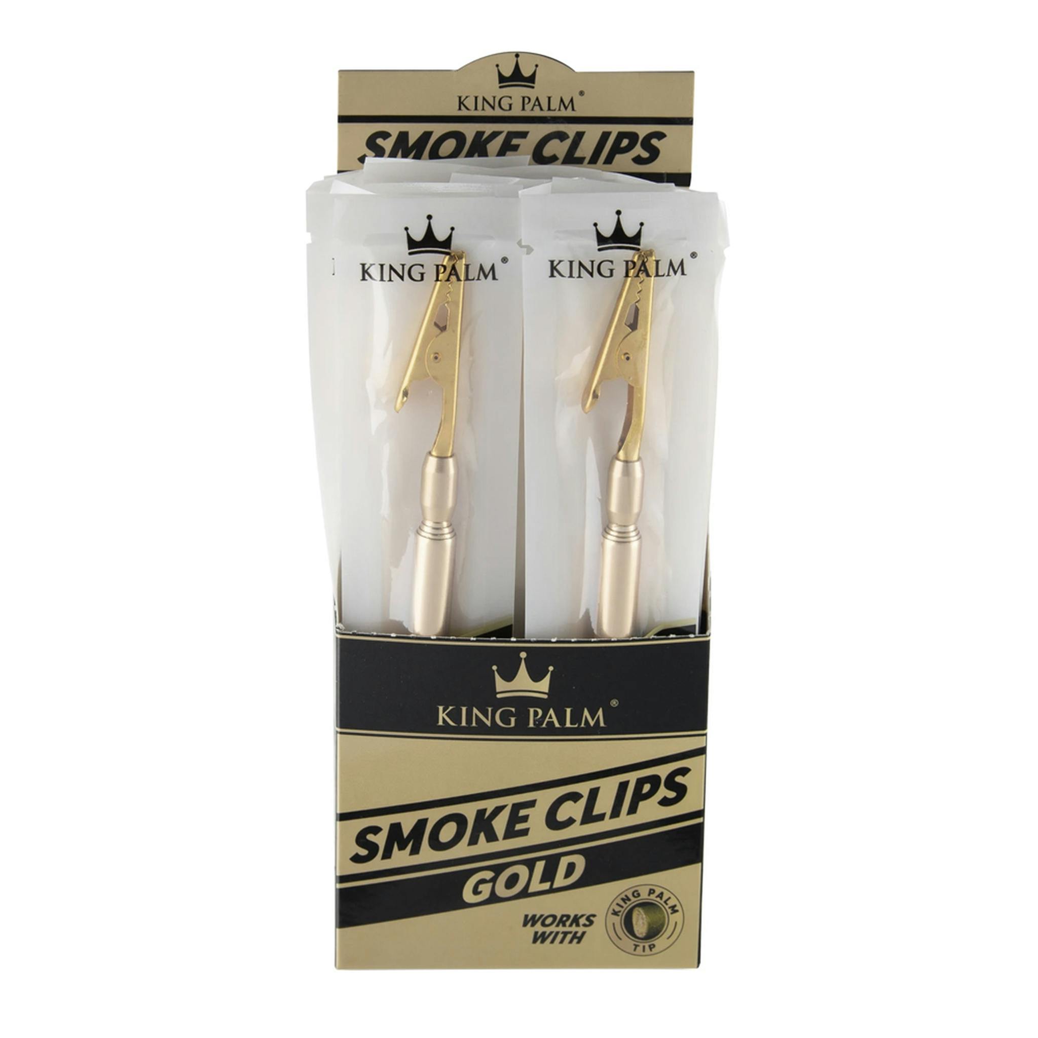 Gold Smoke Clip by King Palm - CB04-J
