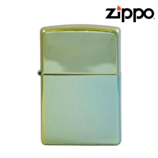 Zippo Lighter- High Polish Teal - BRK-16Left
