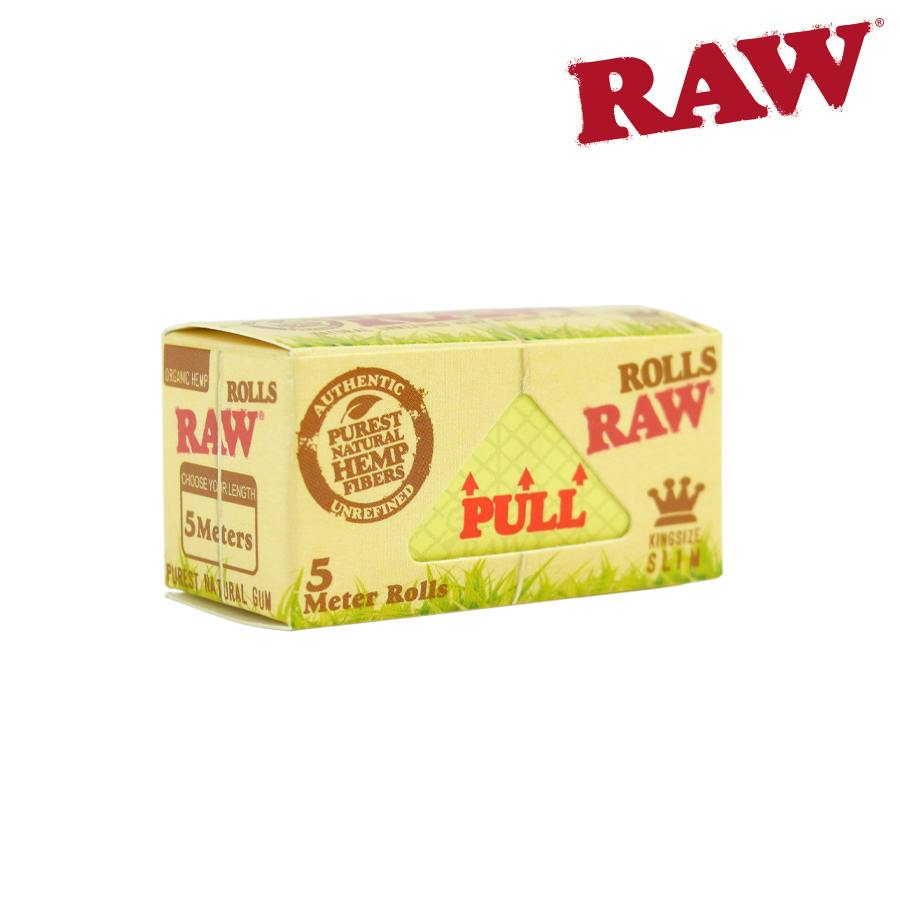 RAW ORGANIC HEMP ROLLS - 5 meter - CB07-D (LEFT)