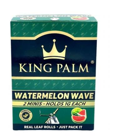 KING PALM - 2 MINI WATERMELON WAVE - Real Leaf Rolls - CB04-B