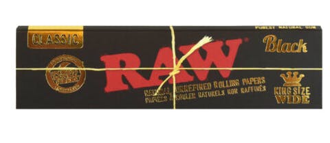 RAW BLACK KING SIZE WIDE - CB07-F (LEFT)