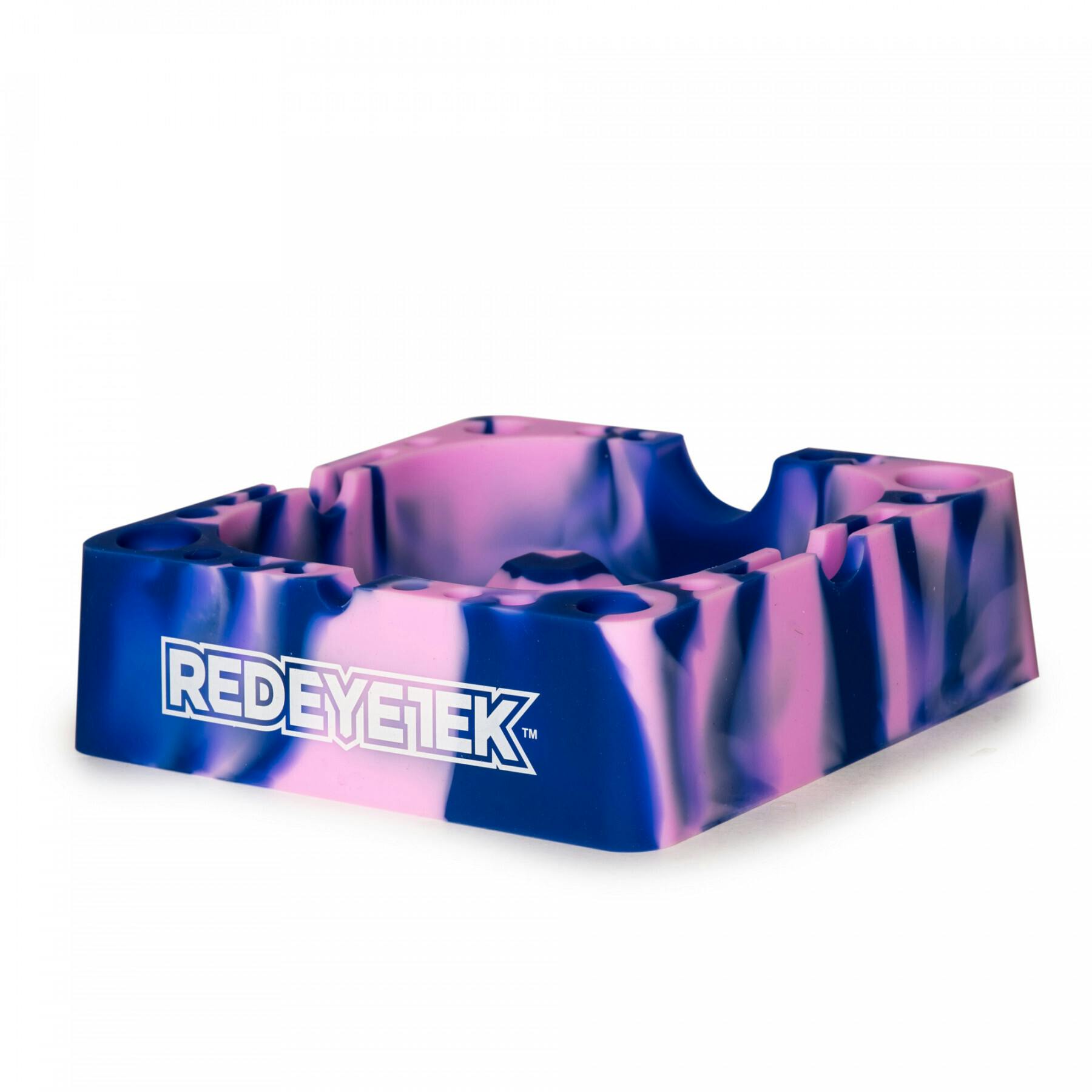 RED EYE TEK® 4.75" Square Silicone Ashtray - DISPLAY