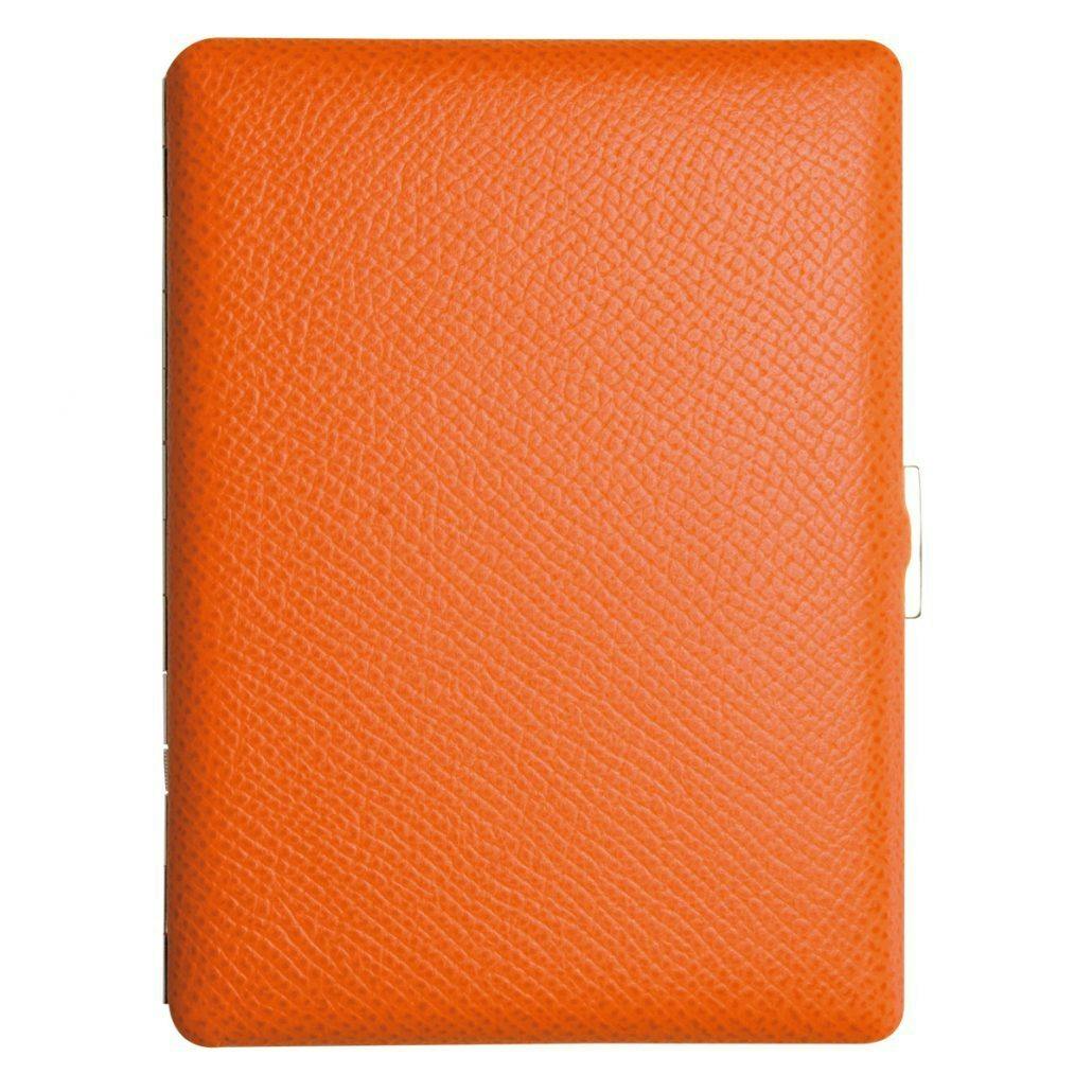 Cosmos Cigarette Case - Noblesse Calf - Orange