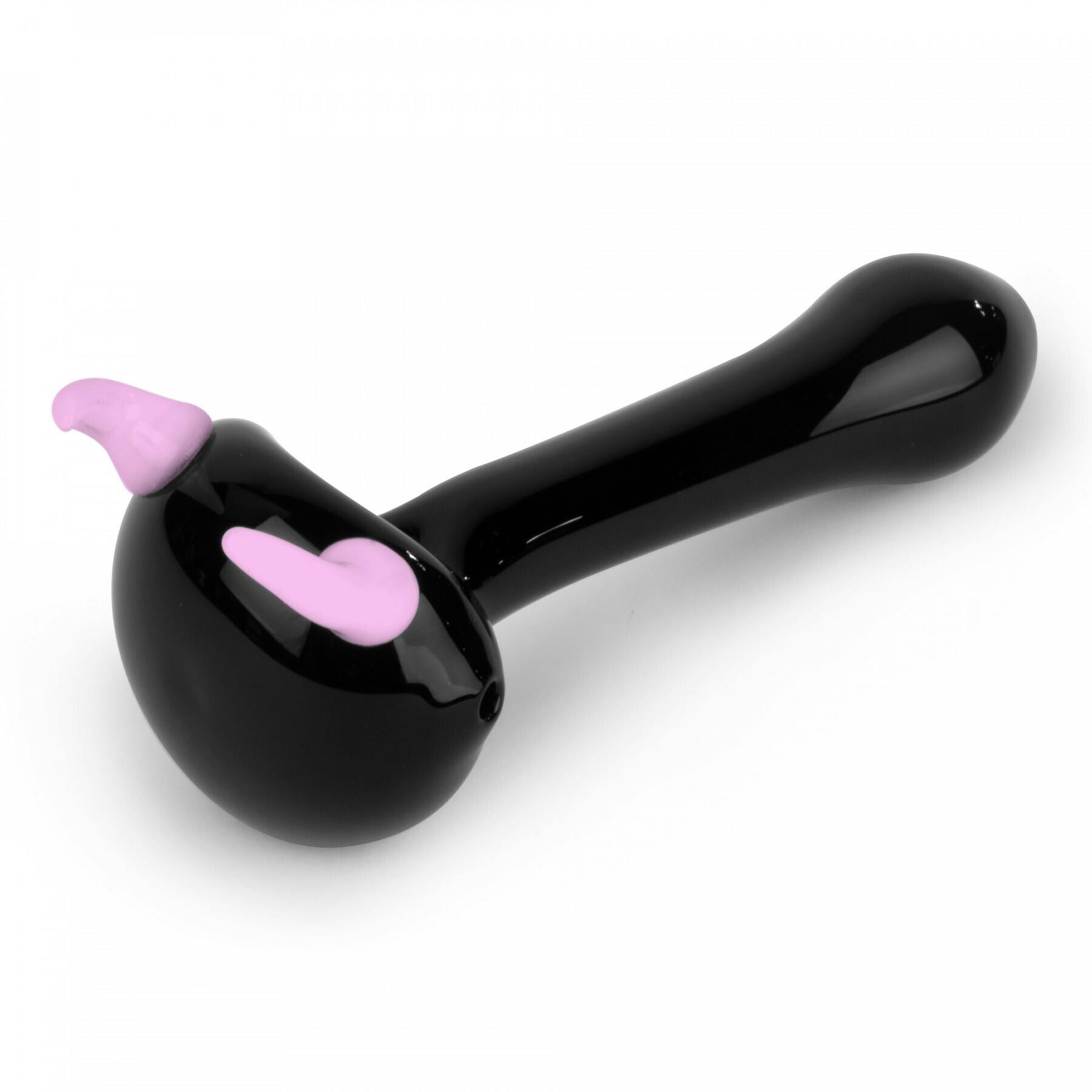 4.5" Pink Horn Hand Pipe -2167 - V13