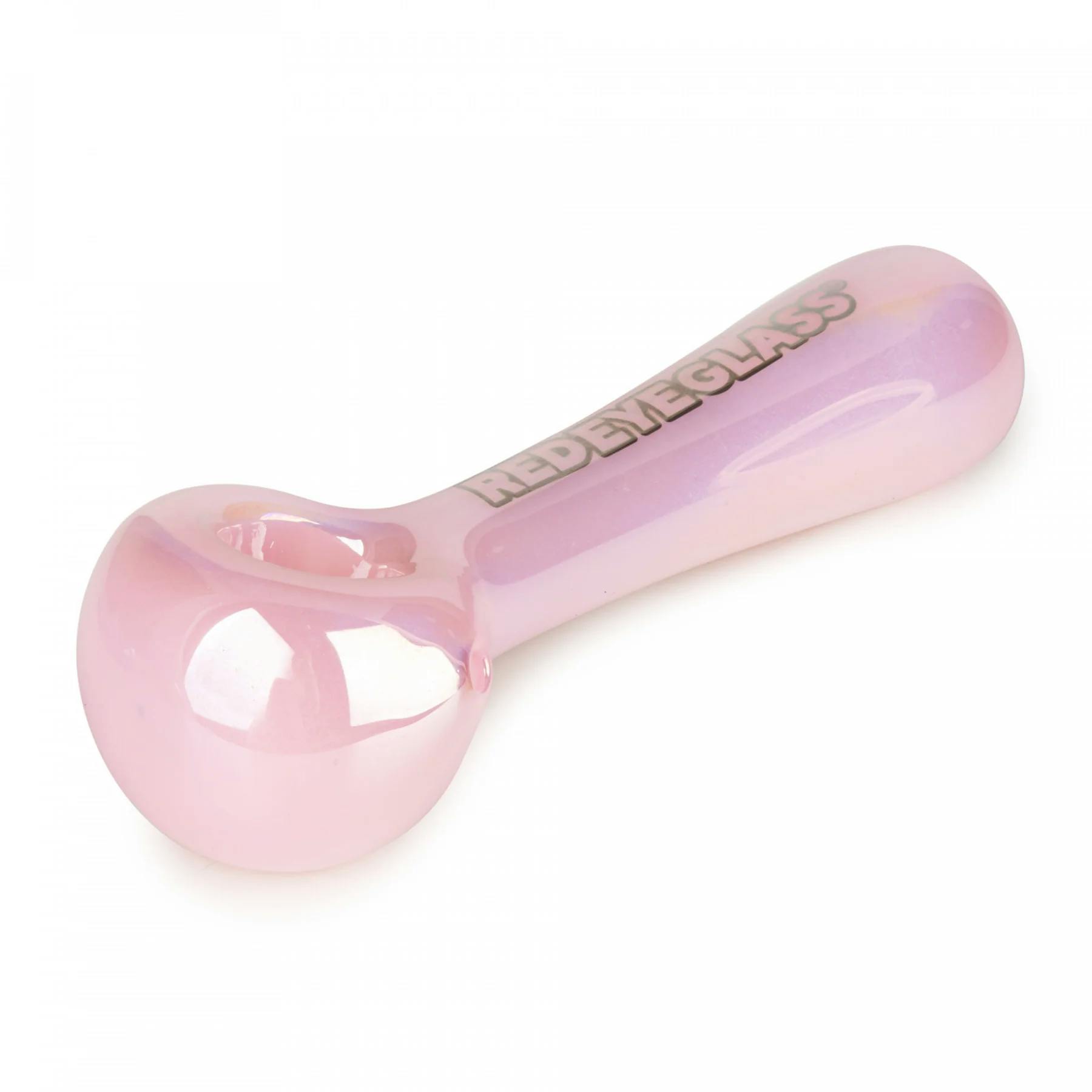 RED EYE GLASS® 4.5" Opaline Spoon Hand Pipe - Pink Sylme - 3260PISY - V11