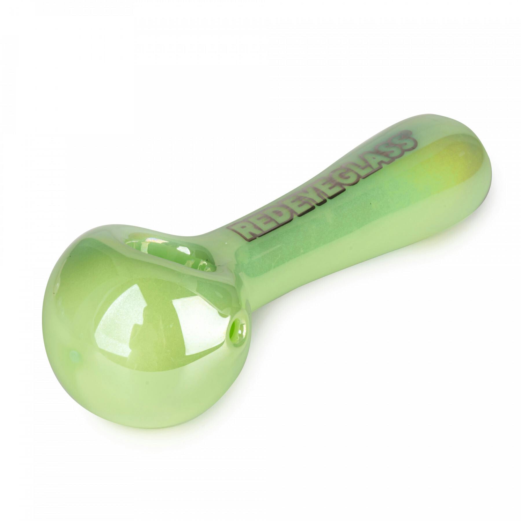 RED EYE GLASS® 4.5" Opaline Spoon Hand Pipe