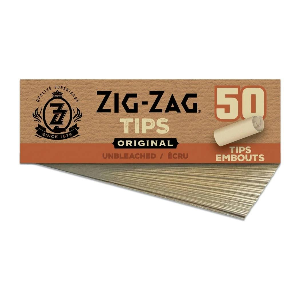 Zig-Zag - Unbleached Original Tips - CB05-J - (LEFT)