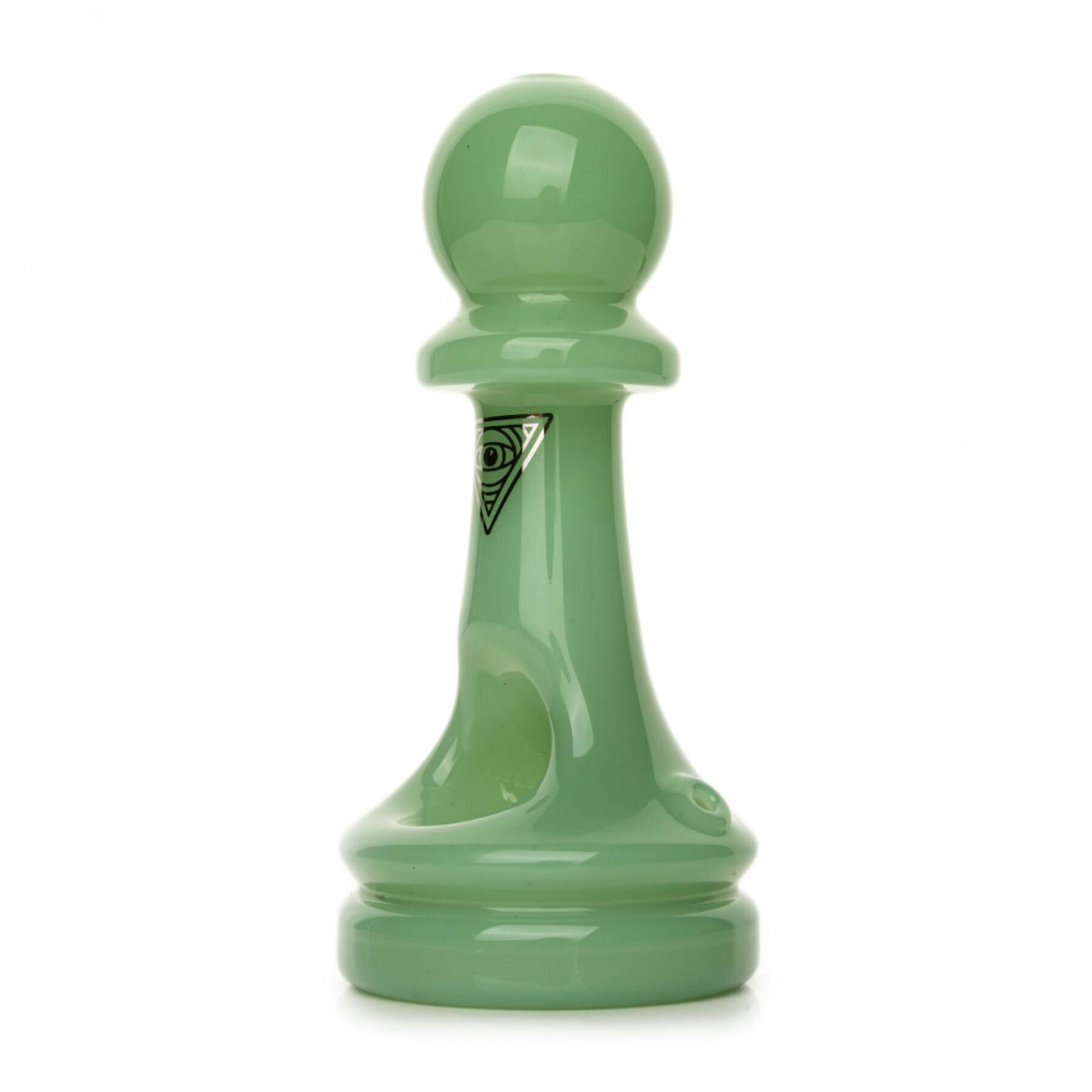 RED EYE GLASS® - 4.75" Pawn Hand Pipe (Mint Green) - V16