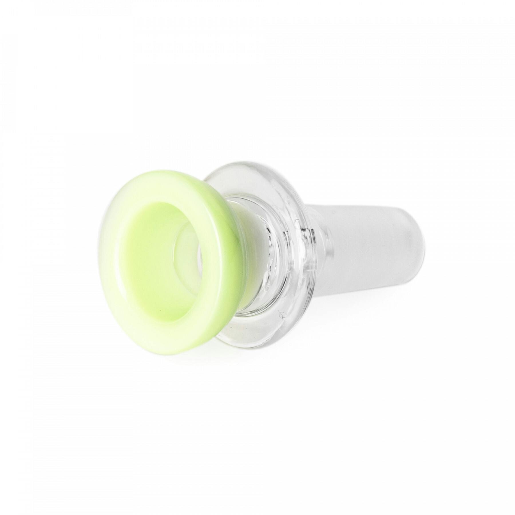 Red Eye Glass - 14mm UFO Pull-Out - Green Slyme - 187SLY - FRK-62 (LEFT)
