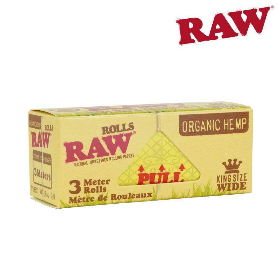 RAW - ORGANIC HEMP ROLLS - 3 meter - CB07-E (RIGHT)