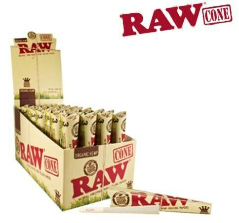 Raw Organic Unrefined Hemp Pre-Rolled Cones - King Size - Z4C