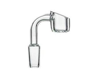 SC 14MM CUT TOP 90 DEGREE QUARTZ BANGER MALE - BRK-37 (RIGHT)