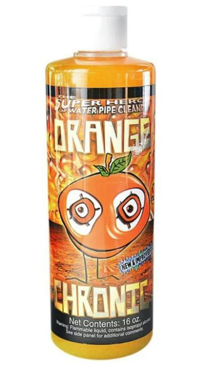 ORANGE CHRONIC - PIPE CLEANER GLASS FORMULA 16OZ - T1C