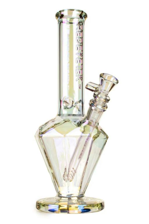 RED EYE TEK - 11" RAINBOW METALLIC TERMINATOR FINISH PARAGON WATER PIPE - DISPLAY
