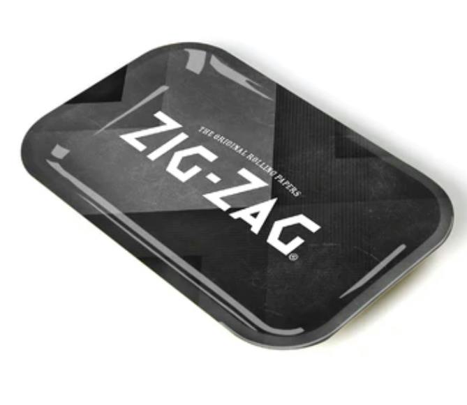 Zig-Zag - Metal Rolling Tray Small Black - U3G