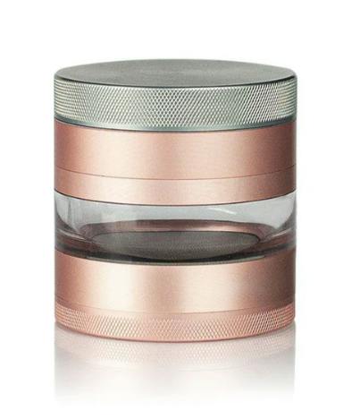 KANNASTOR - JAR BODY GRINDER 2.5" ROSE GOLD - X5 (left)