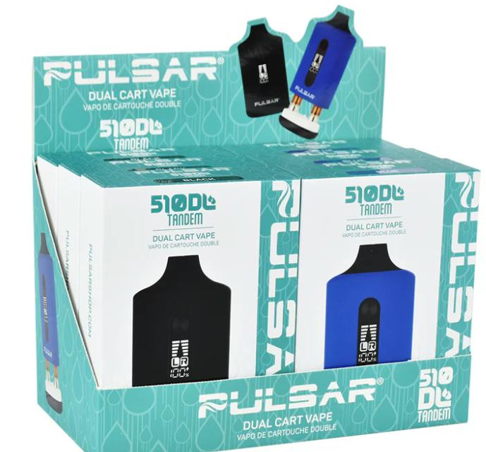 Pulsar - 510 DL Tandem Dual Cartridge Vaporizer - Assorted Colours - Z3E
