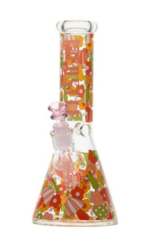 Mushroom Vibes 12" 5mm Beaker Bong