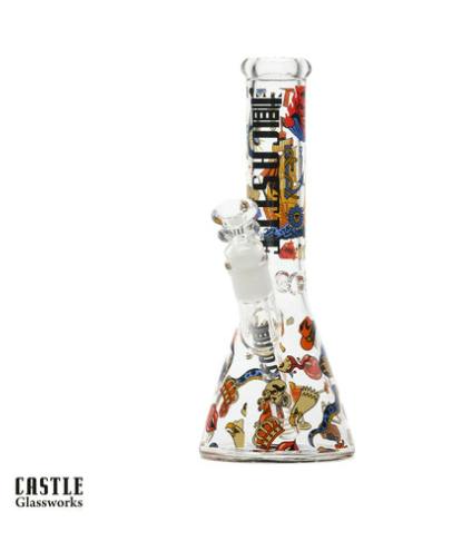 Tattoo 10" 5mm Beaker Bong