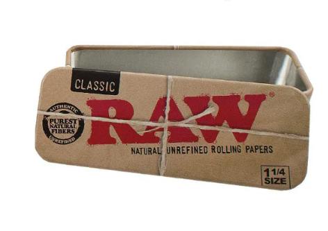 RAW METAL TIN CASE