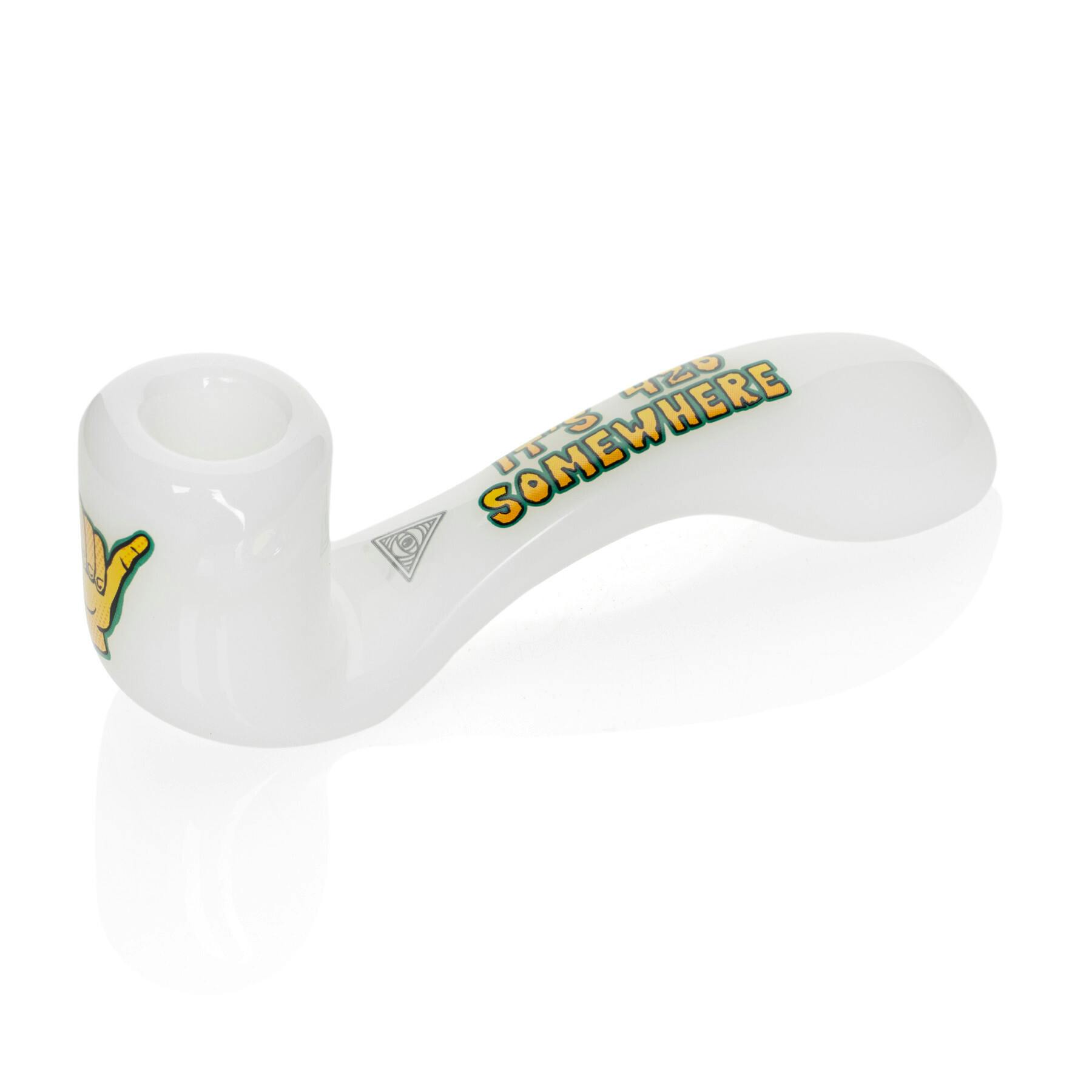 Red Eye Glass | 5.5" It's 420 Somewhere | Hand Pipe