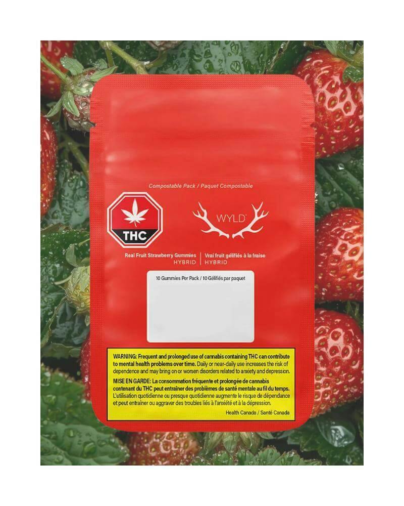 Real Fruit Strawberry Soft Chews | 200mg CBD + 10mg THC