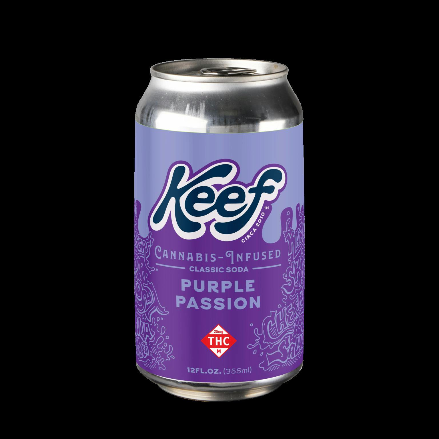 Keef: Infused Beverage | Purple Passion | 25mg