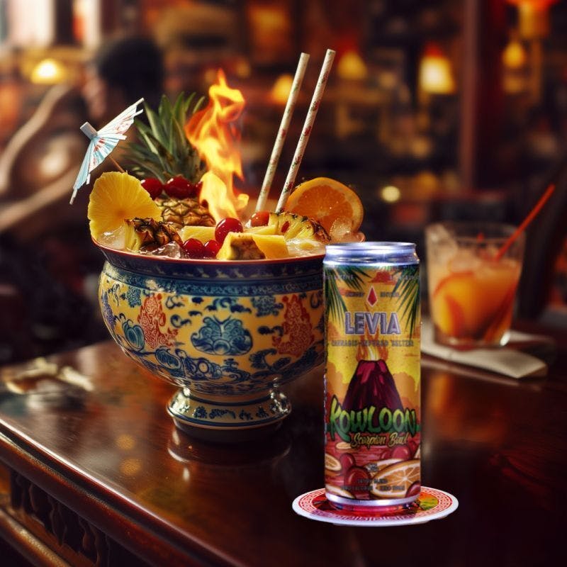 Seltzer | Kowloon Scorpion Bowl | 12oz | 5mg | Levia at Canna Provisions Weed Dispensary Lee