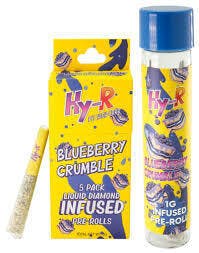 HY-R - 5PK Infused Pre Rolls - Blueberry Crumble