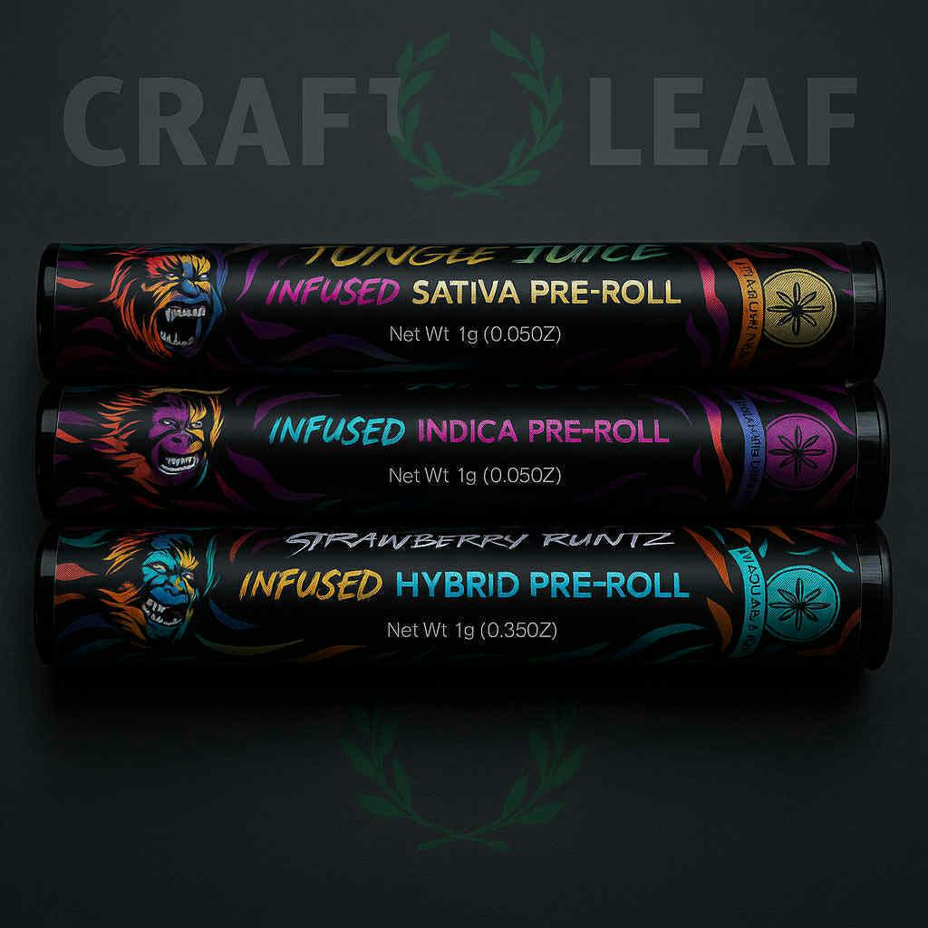 Jungle Juice - Pineapple Express Tarantula Pre-roll 1g (S)
