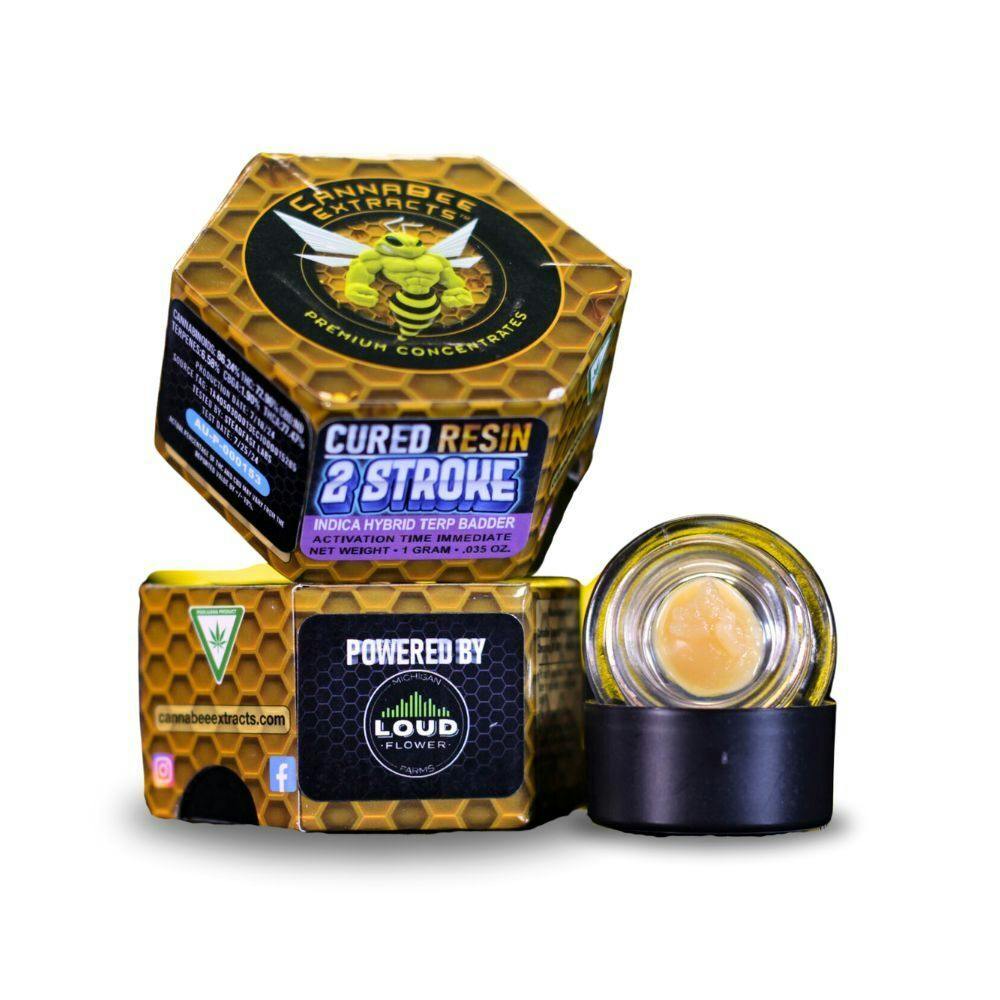 Cannabee - 2 Stroke 1G Cured Resin Terp Badder (I/H)