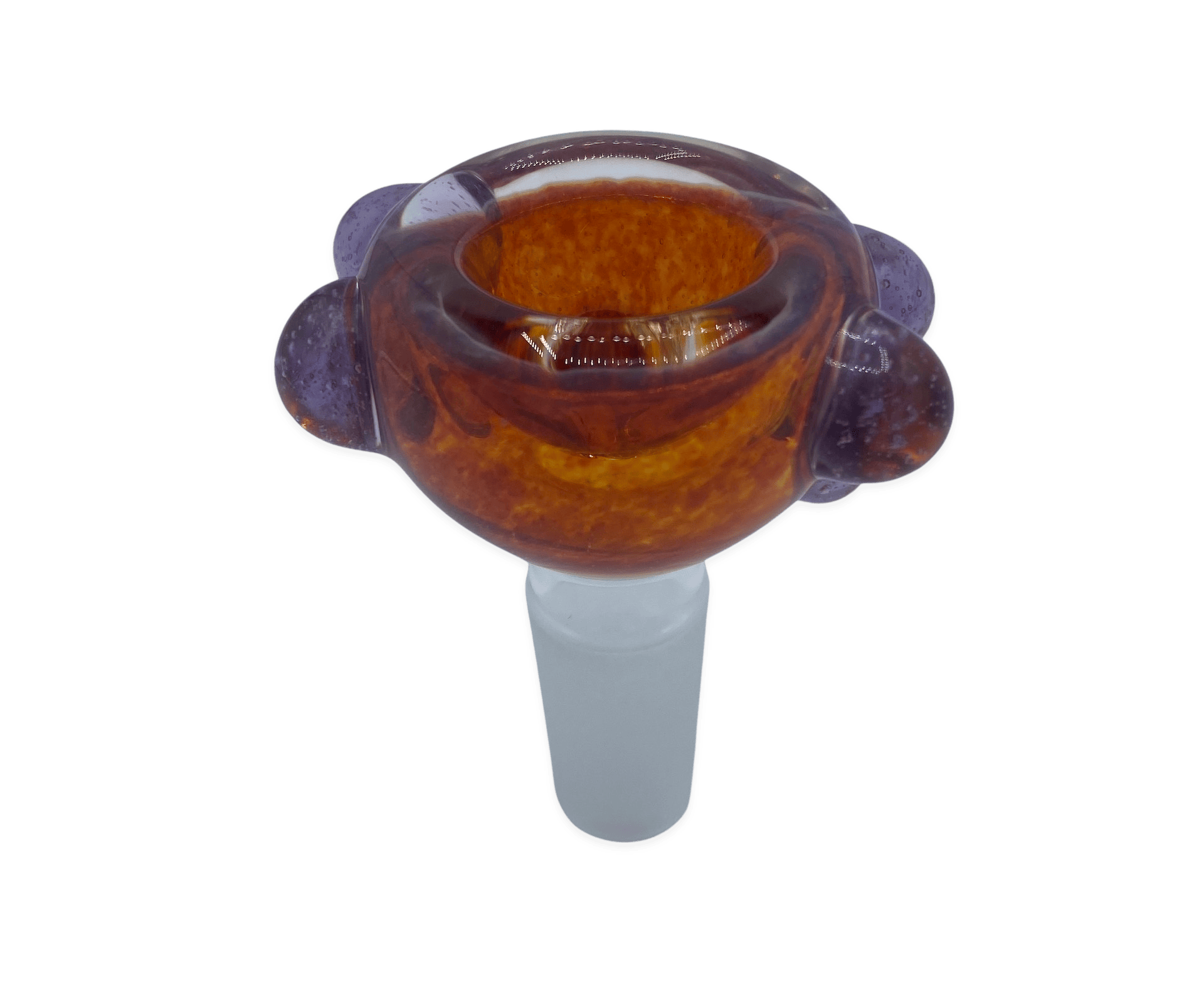 Marblesbee - Red Glass 14mm 4 Hole Slide (@sarahmarblesbee)