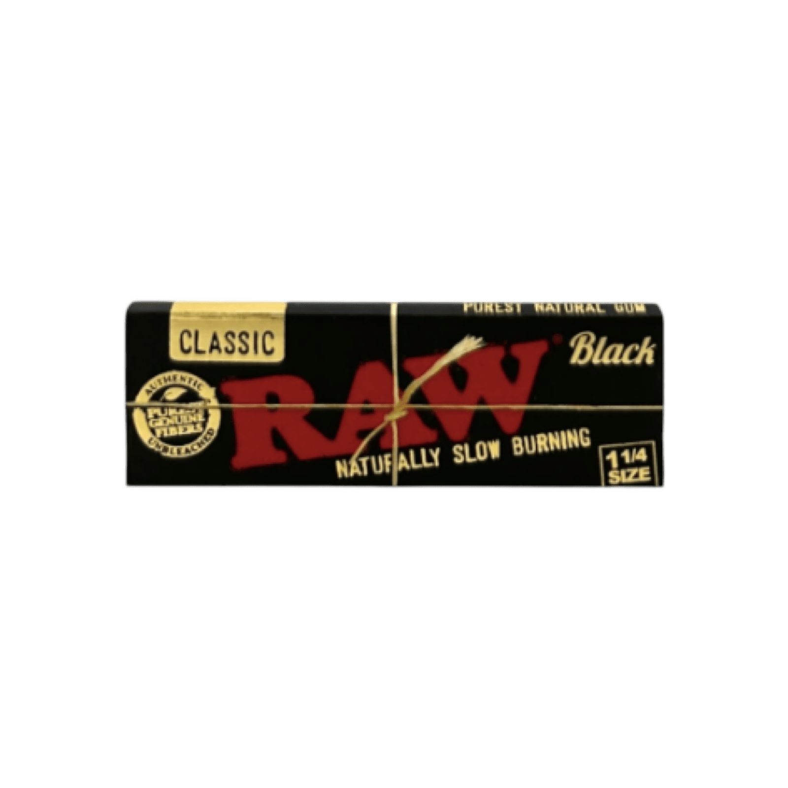 Raw Black 1 1/4 Inch Classic