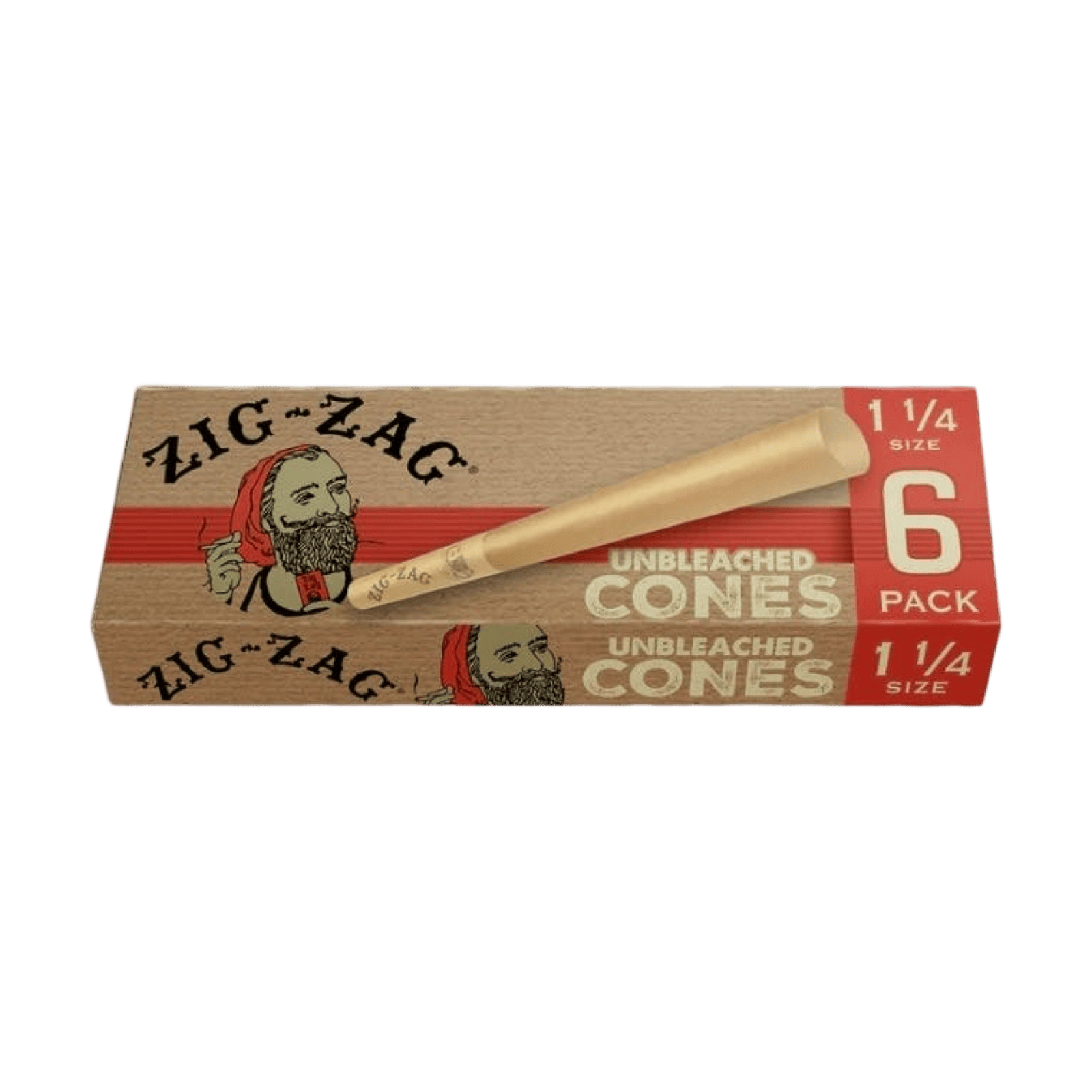 Zig Zag Unbleached 1 1/4