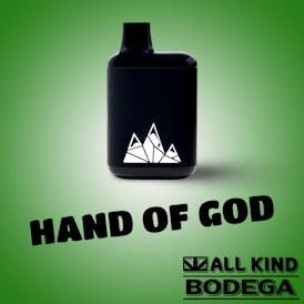 Hand Of God 1g Disposable Cured Resin Vape Cart (@Pamolab)