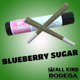 Blueberry Sugar .5g Preroll 2 pack (1g total) (@flamingomaine)