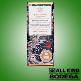 Bourbon Cherry Chocolate bar 200mg (@kind_farms)