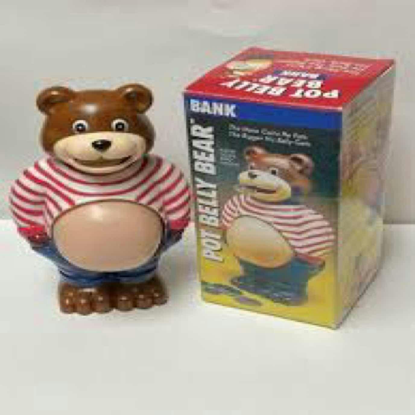 Piggy Bank Pot Belly Bear