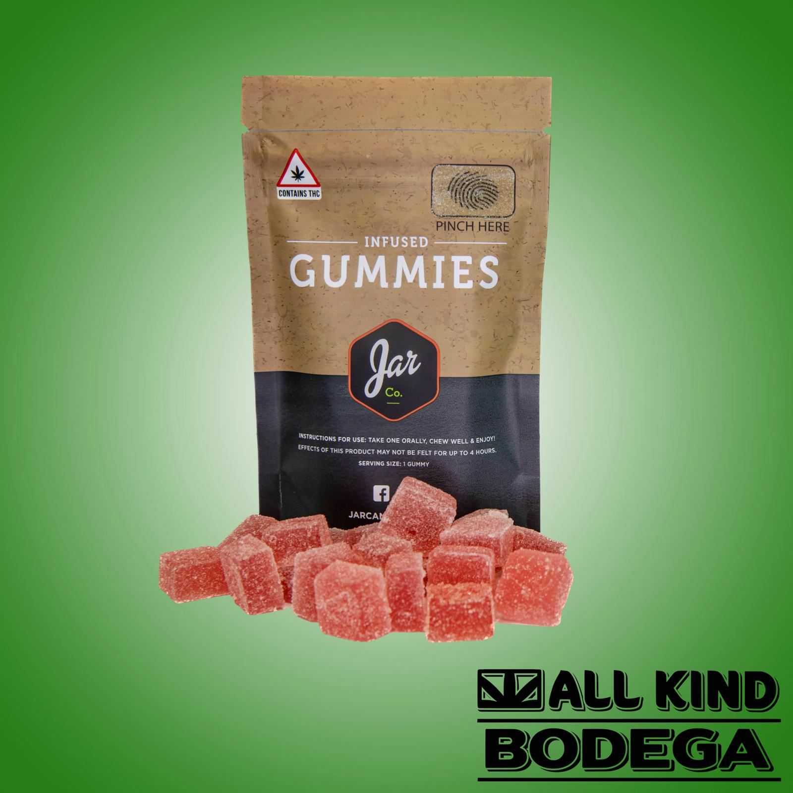 Gummies - Pink Lemonade - 200mg (@Jarcannabis2.0)