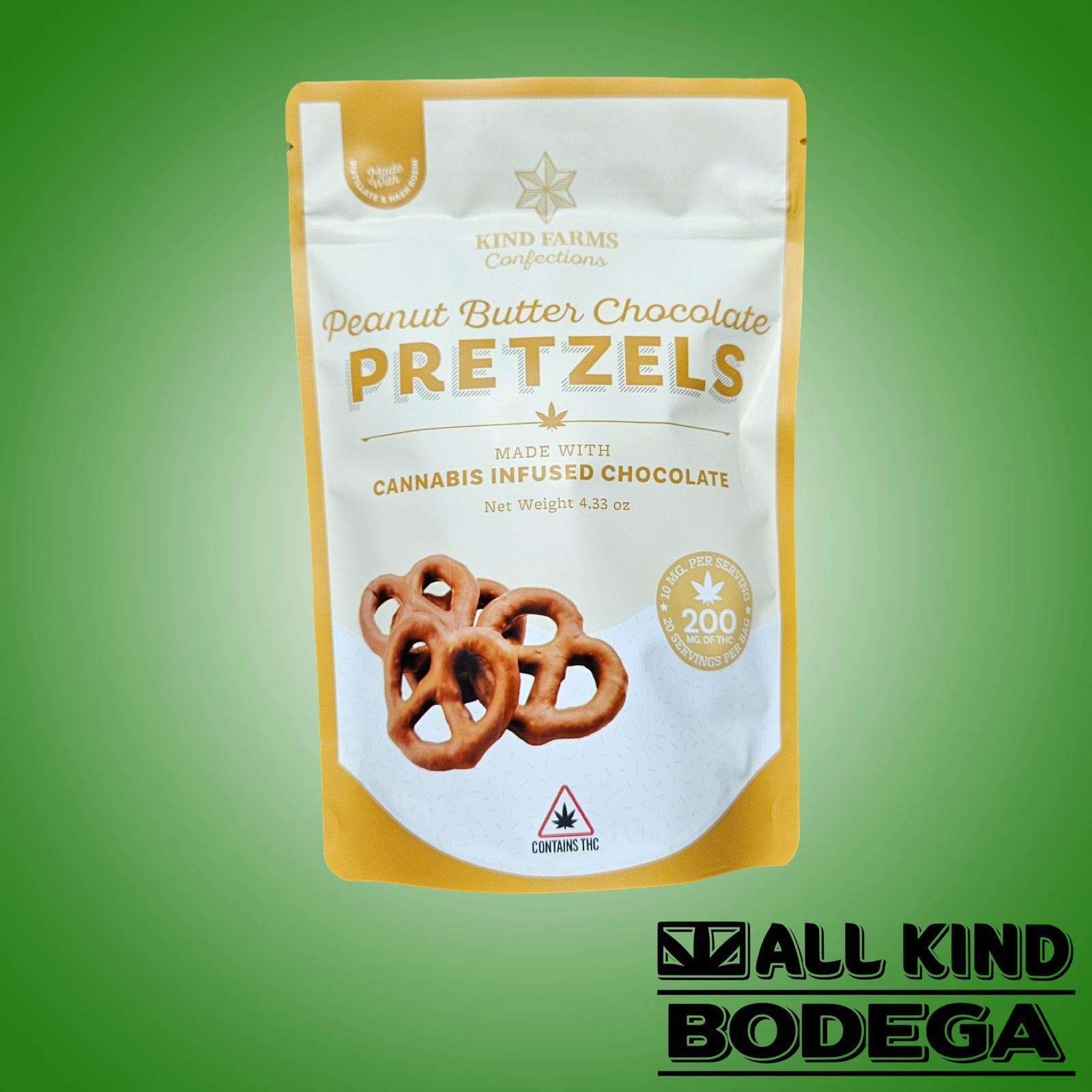 Peanut Butter Pretzels 200mg (@kind_farms)