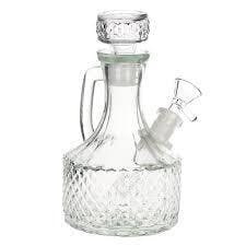 Bong - SeshGear Textured Vintage Glass Water Pipe 6.5"