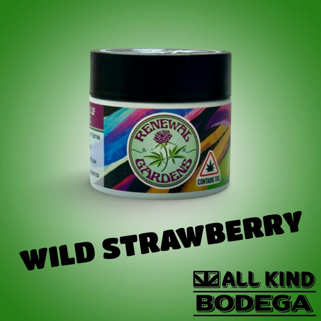 Wild Strawberry 3.5g Flower (@RenewalGardens)