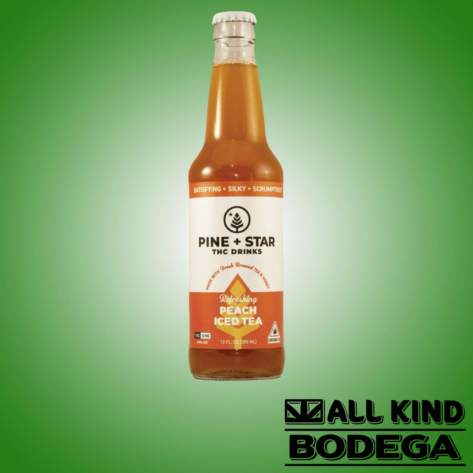 Pine & Star Peach Tea - 10mg THC