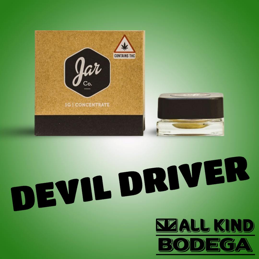 Devil Driver Cured Badder Jarcannabis20