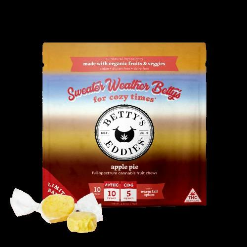 Betty's Eddies | Watermelon | 40mg Taffy Edibles (10pk) (MED ONLY)