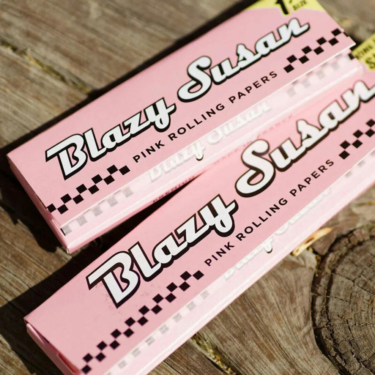 Blazy Susan - 1 1/4" Pink Papers at ROOTDOWN