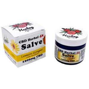 Lemon Ginger Menthol Salve 1200mg CBD : 1200mg CBG at Island Time